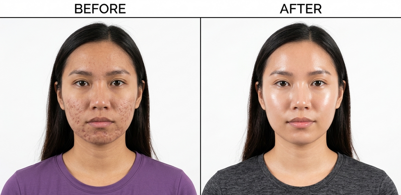 Nina R. before and after results