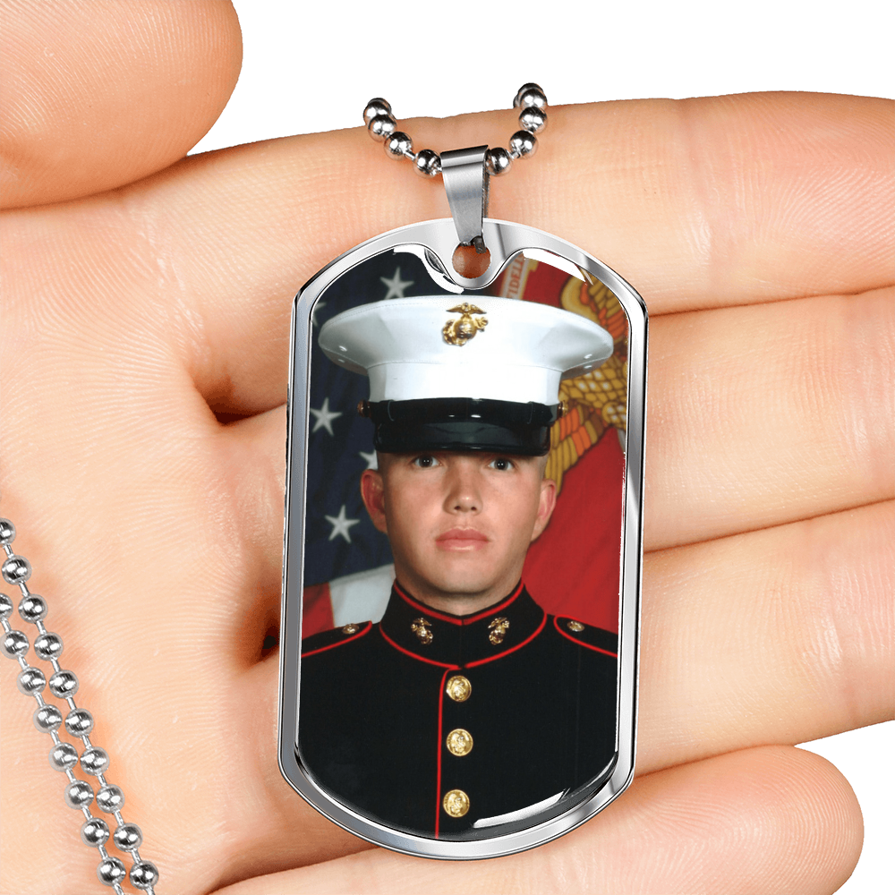 Engravable Dog Tag Necklace