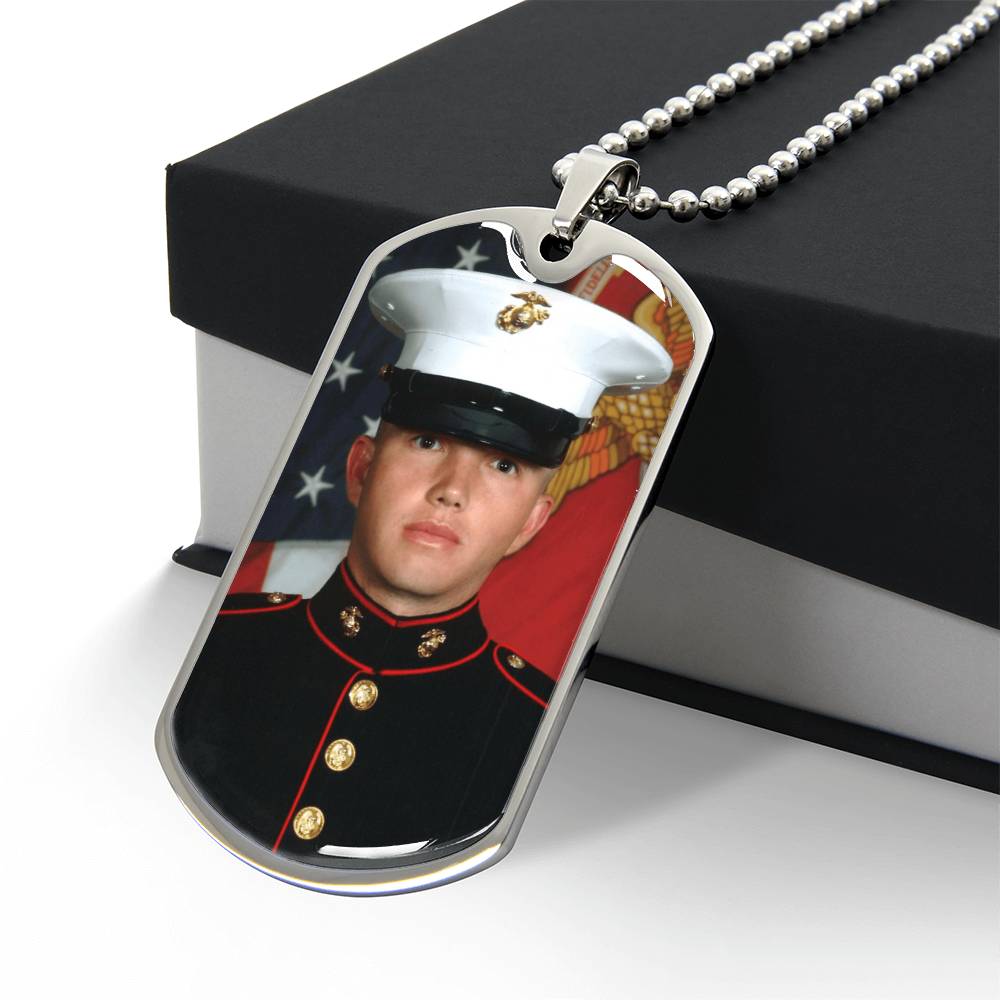 Engravable Dog Tag Necklace