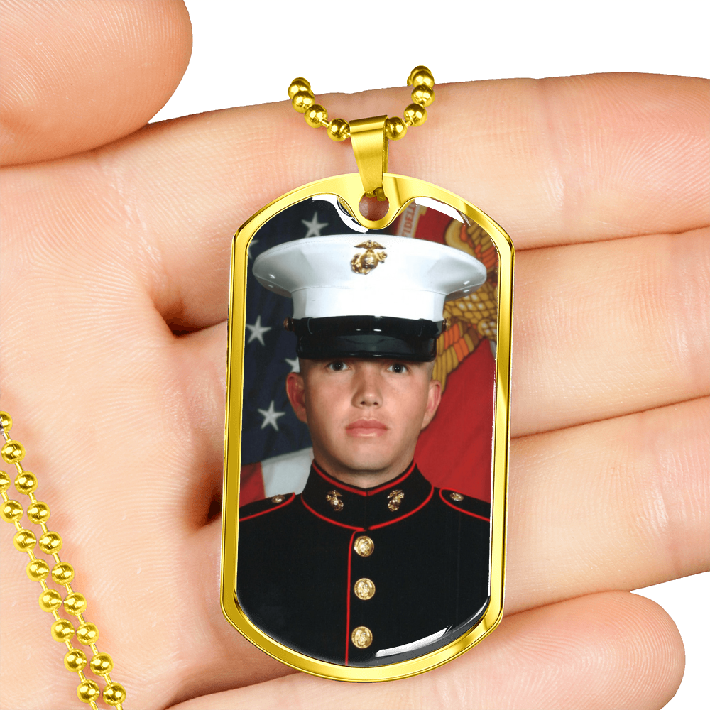 Engravable Dog Tag Necklace