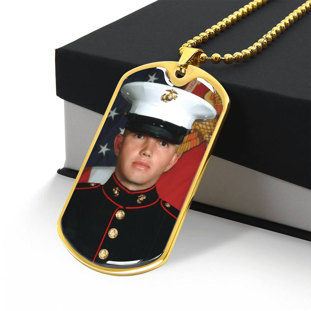 Engravable Dog Tag Necklace