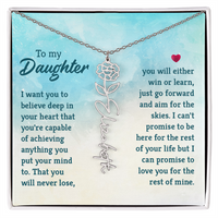 Birth Flower/Name Necklace
